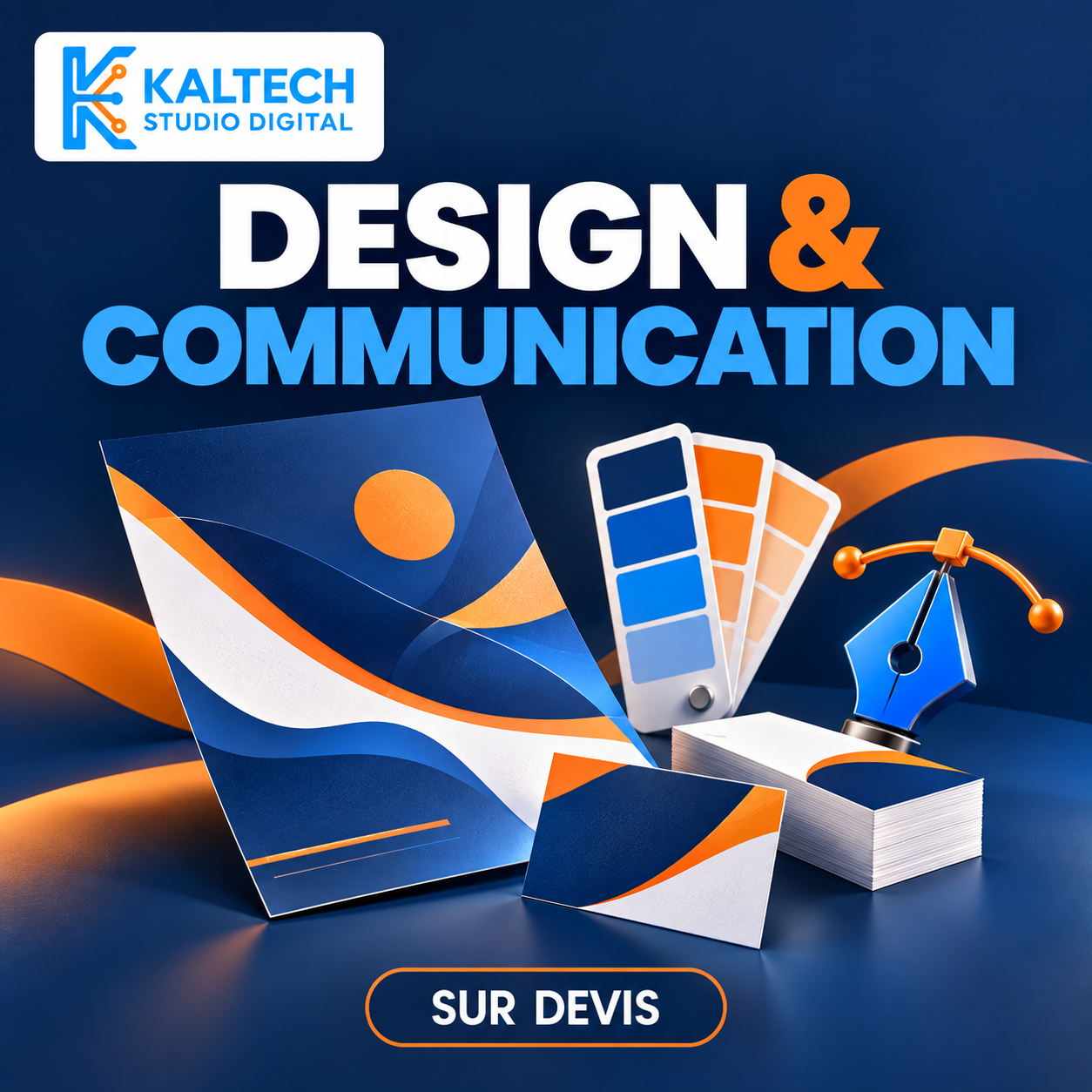 Illustration de design graphique et d’identité visuelle