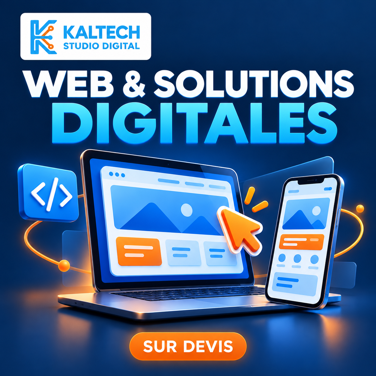 Illustration de création de sites web